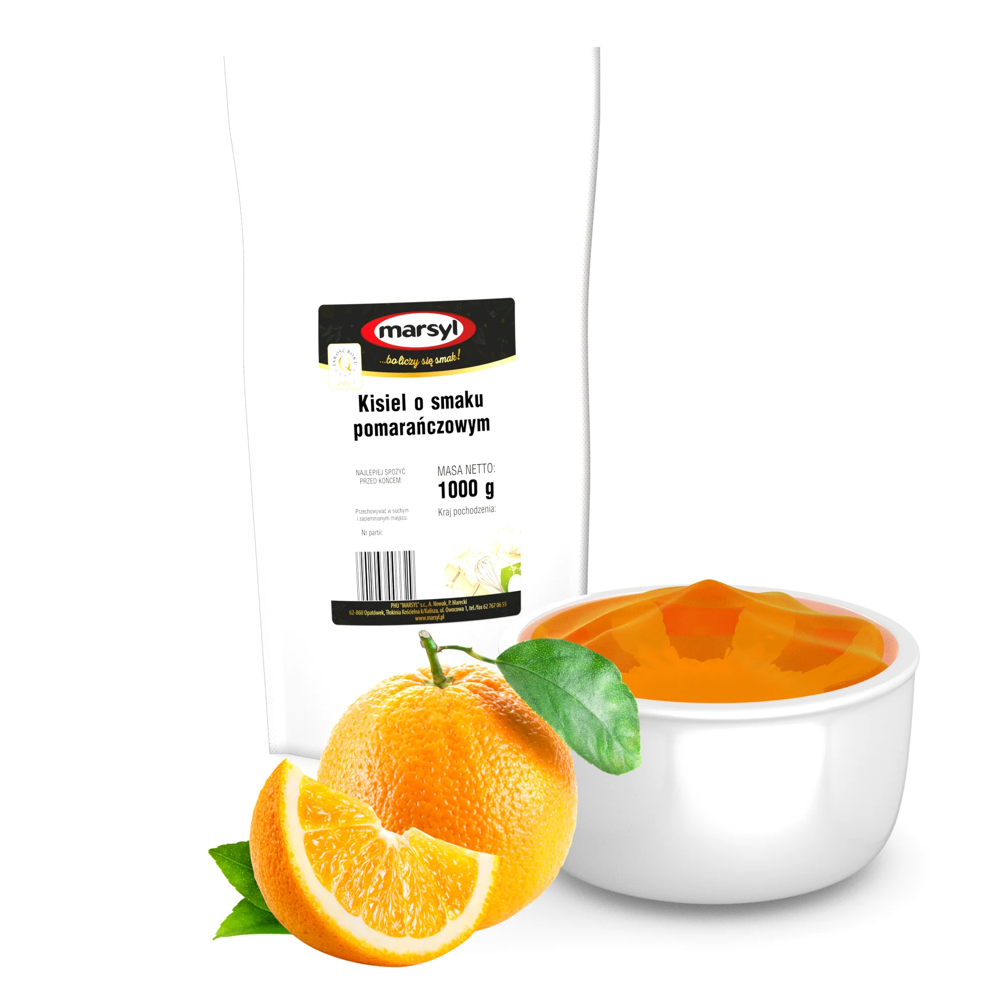 kisiel pomarańczowy opakowanie 1 kg marsyl
